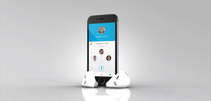 Earpieces and app - white
