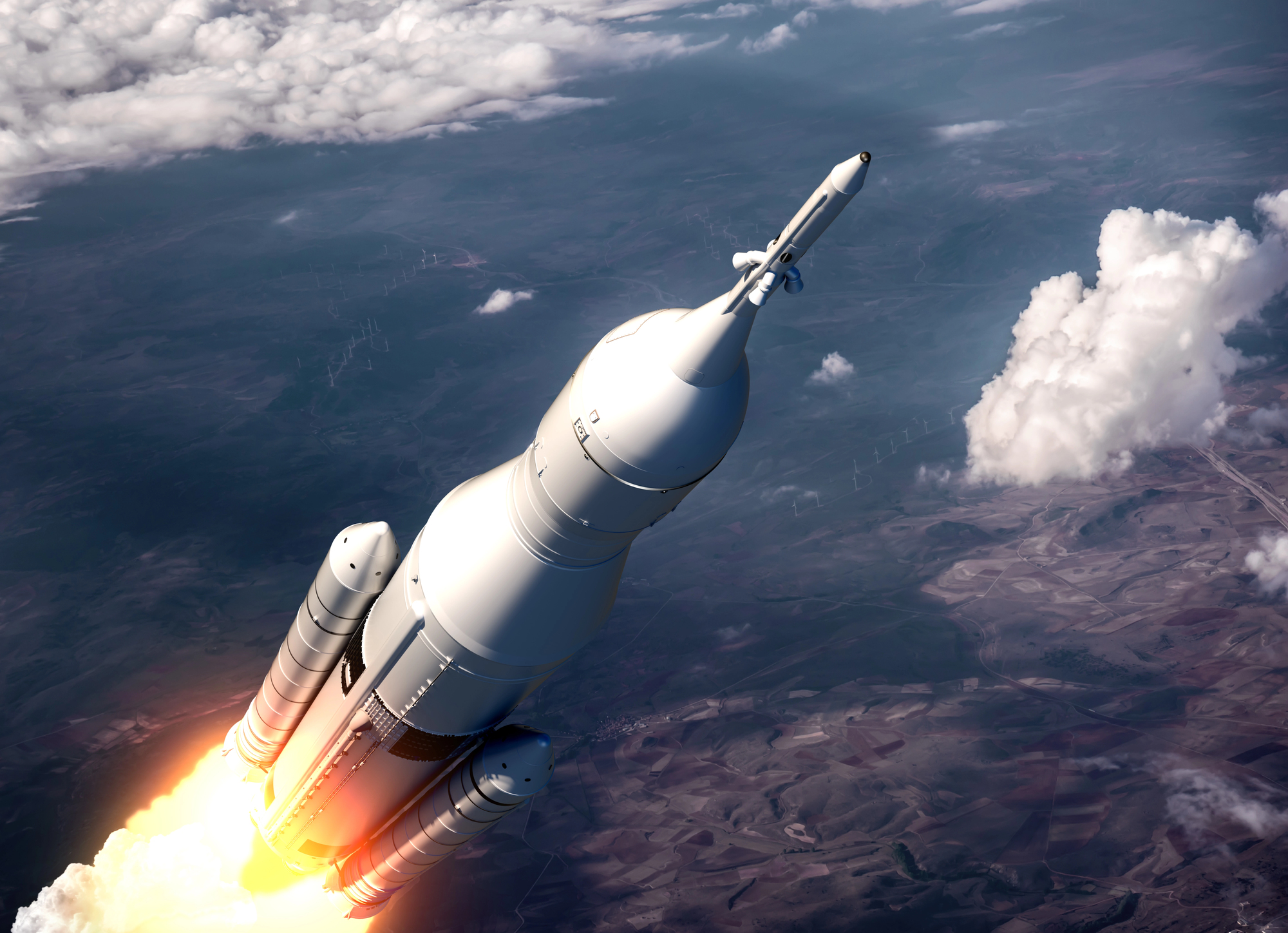 space missile launch