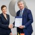 CEO CrediaBank - Eleni Vrettou + Vice President EIB Giannis Tsakiris - startupper