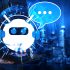 AI Chatbot smart digital customer service application concept.
